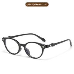 [Võ Hà Linh x Kính Mắt July] Gọng Kính Cận Nữ MUSE Form Oval Lai Mắt Mèo Cá Tính Kính Mắt July Eyewear 6610