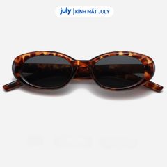 Kính mát nam nữ VIPER thời trang dáng oval bo tròn ngầu, phong cách July Eyewear 6235