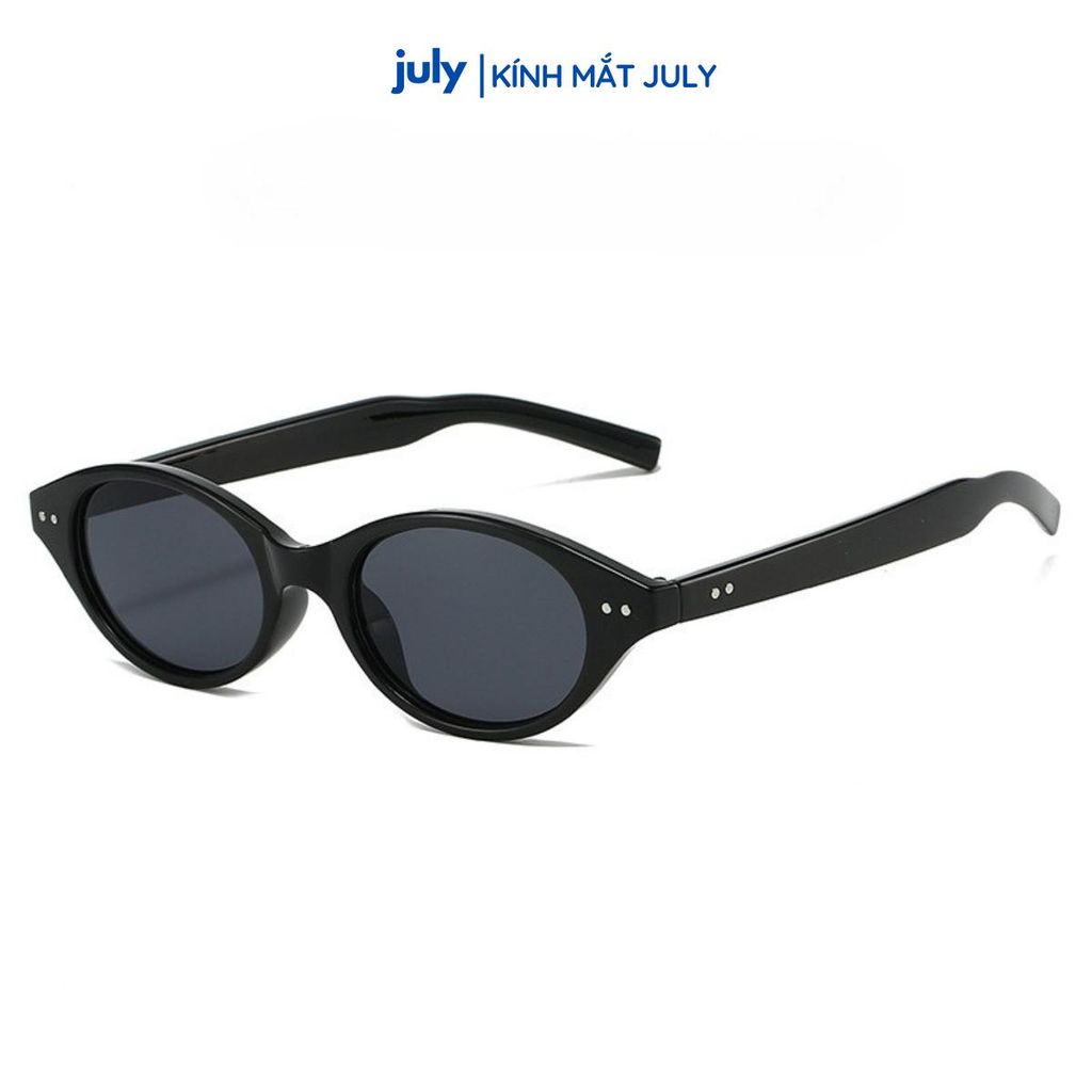 Kính mát nam nữ ROUGE form oval xu hướng hợp mặt nhỏ đến vừa cá tính July Eyewear Sunnies - KR07