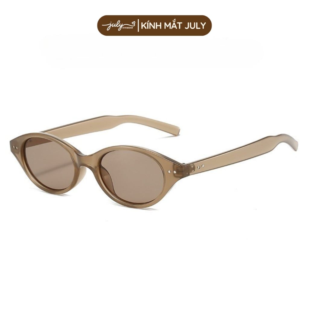 [Võ Hà Linh x Kính Mắt July] Kính mắt thời trang nam nữ kính mát ROUGE form oval cá tính July Eyewear KR05