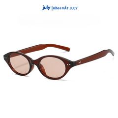Kính mát nam nữ ROUGE form oval xu hướng hợp mặt nhỏ đến vừa cá tính July Eyewear Sunnies - KR07