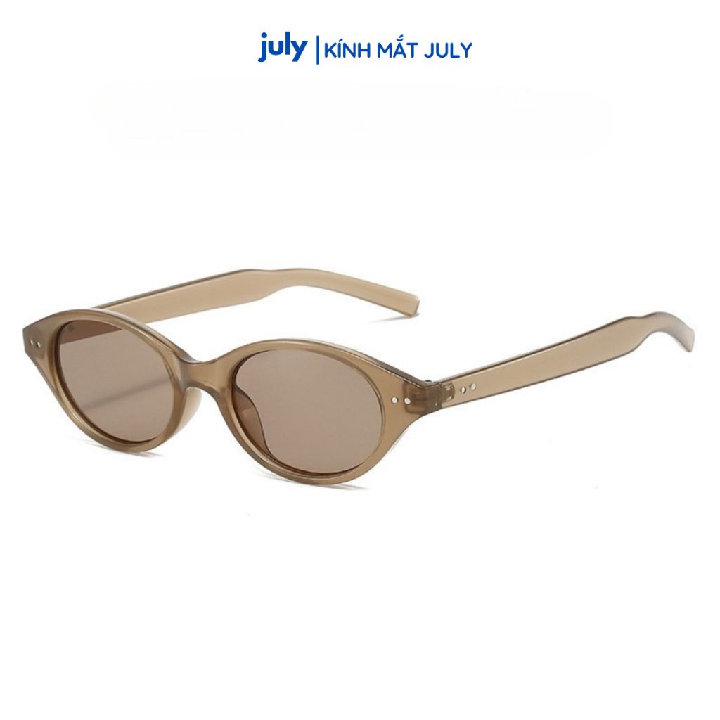 Kính mát nam nữ ROUGE form oval xu hướng hợp mặt nhỏ đến vừa cá tính July Eyewear