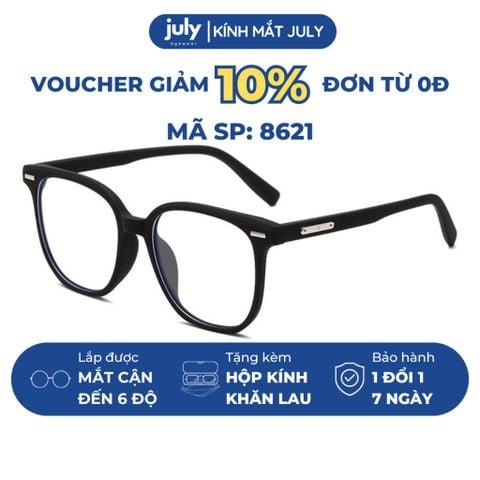 [8621] Gọng kính cận nam nữ Kính Mắt Thời Trang unisex form vuông to phong cách trẻ trung chất liệu TR90 - 27010