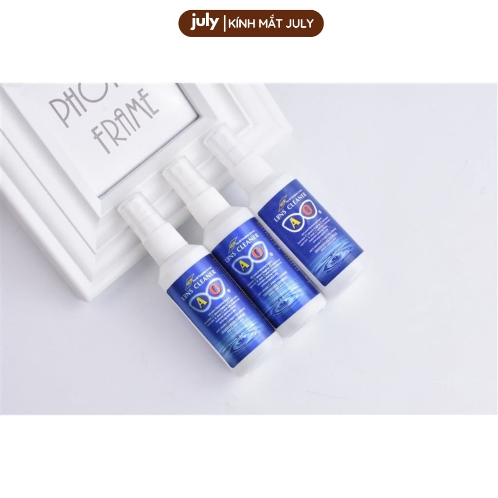 Nước xịt lau mắt kính chuyên dụng dành cho mắt kính, màn hình điện thoại 60ml JULY EYEWEAR giúp mắt kính sạch trong hơn