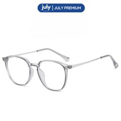 [Võ Hà Linh x Kính Mắt July] Gọng kính cận nữ dáng OVAL thiên vuông phong cách Hàn Quốc unisex 8614