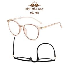 [MEI] Gọng Kính Cận Kính Mắt Thời Trang Nữ Chất Liệu Nhựa Dẻo Siêu Bền Kính Mắt July - 513