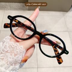Gọng Kính Cận Nam Nữ JINS Form Oval Hot Trend Cá Tính Kính Mắt July Eyewear