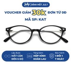 [KAT] Gọng Kính Cận Nữ Kính Mắt Thời Trang Form Mắt Mèo Cá Tính Hợp Mặt Nhỏ - Kính Mắt July Eyewear 30319