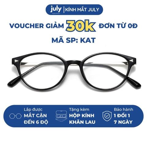 [KAT] Gọng Kính Cận Nữ Kính Mắt Thời Trang Form Mắt Mèo Cá Tính Hợp Mặt Nhỏ - Kính Mắt July Eyewear 30319