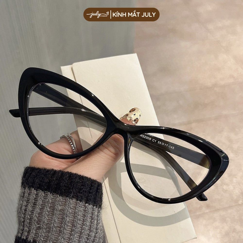Gọng Kính Cận Nữ REI Form Mắt Mèo Cá Tính Hợp Mặt To Kính Mắt July Eyewear
