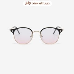 Gọng kính cận nửa viền nam nữ khung kim loại chắc chắn hợp nhiều dáng măt - Kính mắt July 8627 gọng  oval