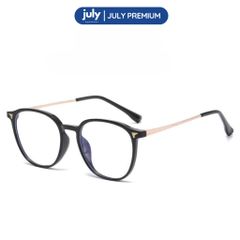 [Võ Hà Linh x Kính Mắt July] Gọng kính cận nữ dáng OVAL thiên vuông phong cách Hàn Quốc unisex 8614