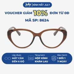[8624] Gọng kính cận nữ Kính Mắt Thời Trang mắt mèo gọng nhựa phong cách cá tính July Eyewear - 81059