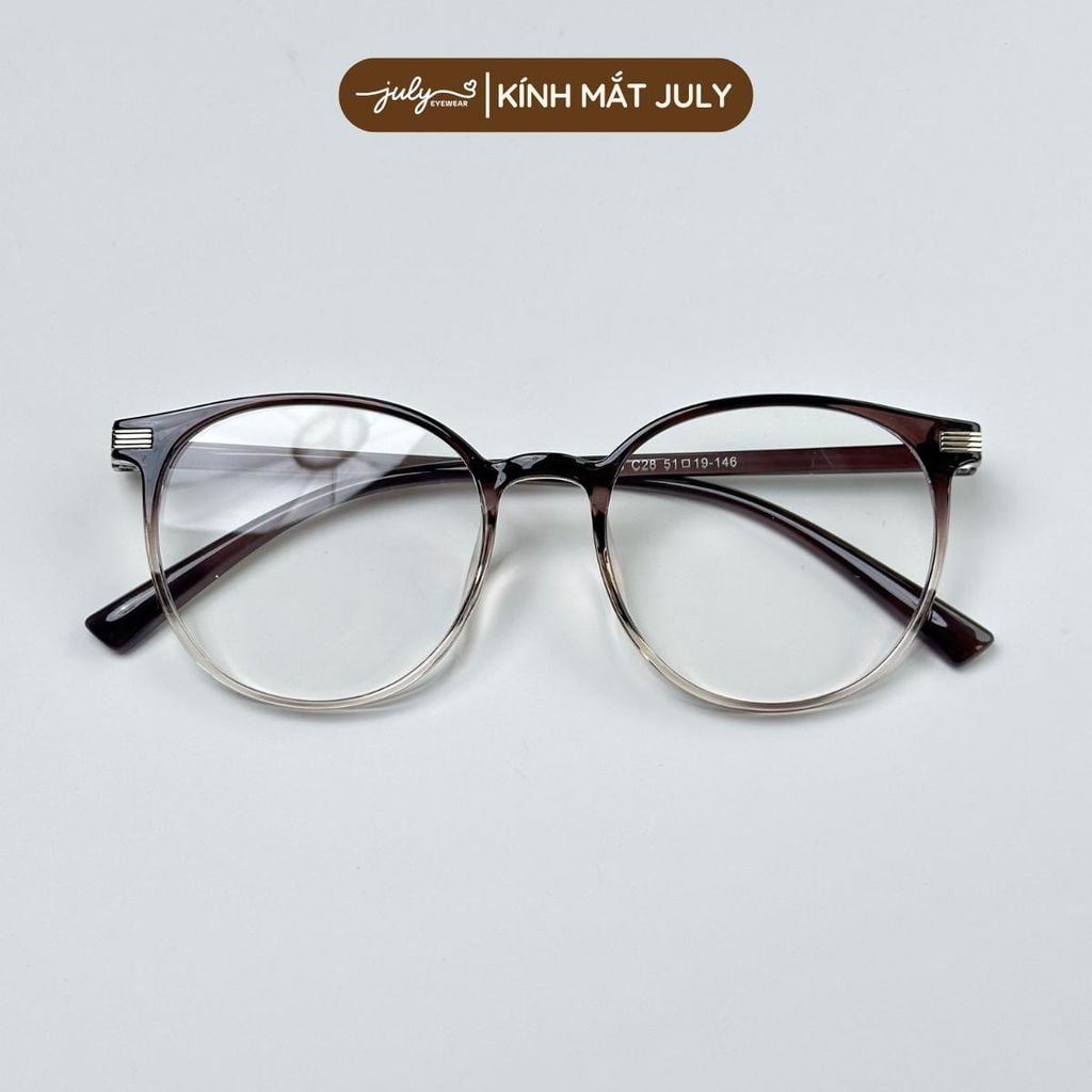 Gọng Kính Cận Nữ OMI Form Tròn Chất Liệu Nhựa Dẻo Siêu Bền Kính Mắt July Eyewear