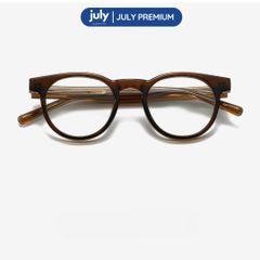 [NOVA] Gọng Kính Cận Nam Nữ Kính Mắt Thời Trang Cao Cấp form tròn cốt kim loại July Eyewear Premium - TR8624