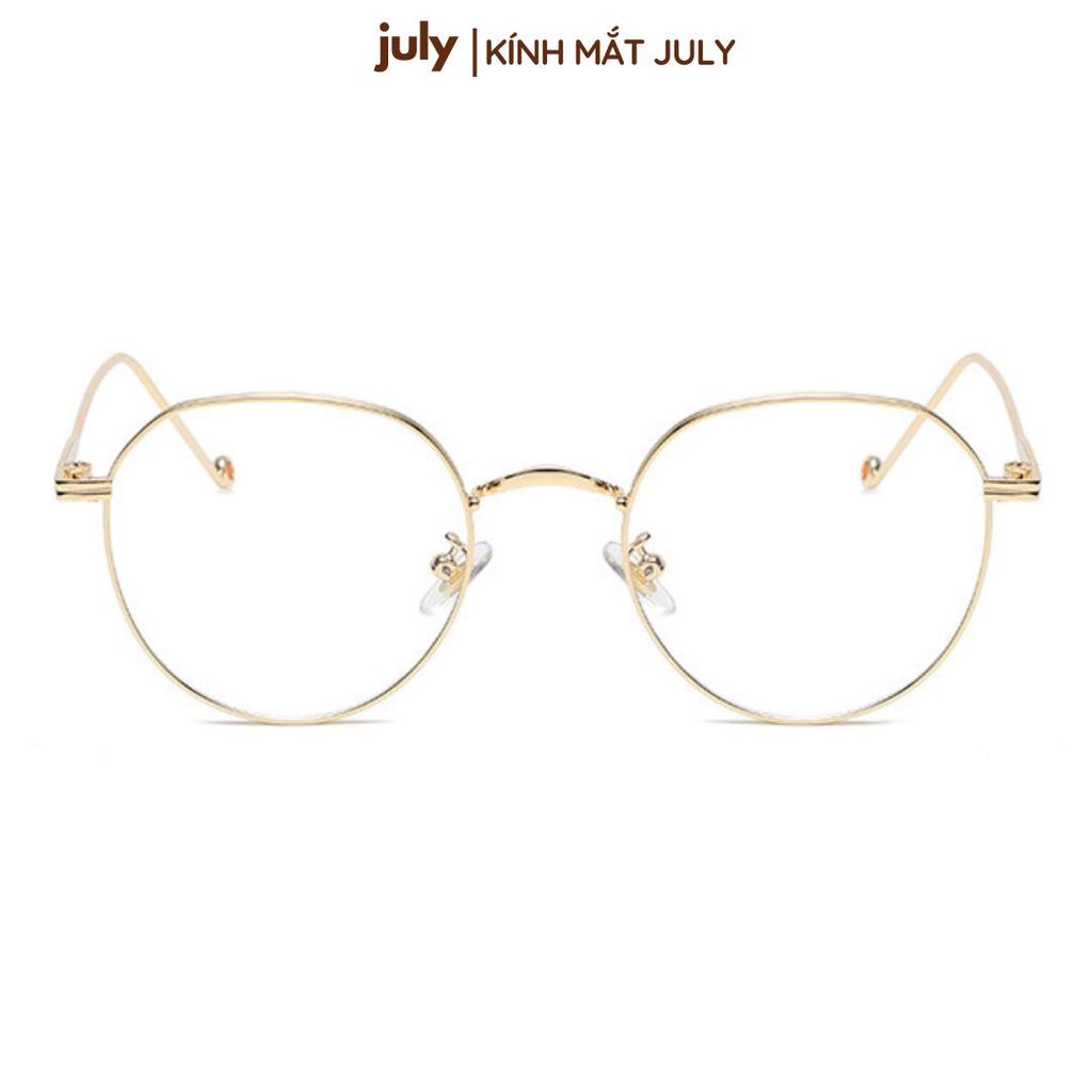 [8623] Gọng kính cận đa giác nữ Kính Mắt Thời Trang kim loại mảnh chắc chắn, thời trang July Eyewear - 20024