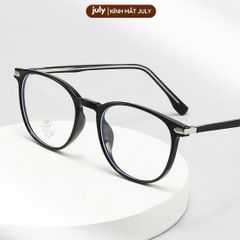 Gọng kính cận nữ oval lõi kim loại phong cách Hàn Quốc dễ đeo hợp với nhiều dáng mặt kính oval Voi Bàn Tay