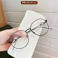 Gọng kính cận nữ mắt tròn gọng mảnh đính đá dễ đeo hợp với nhiều dáng mặt kính oval Voi Women