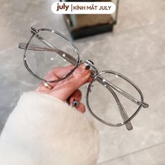 Gọng kính cận nữ oval thiên vuông lõi kim loại bọc nhựa chắc chắn, bền bỉ hợp nhiều dáng mặt Mắt Kính JL05