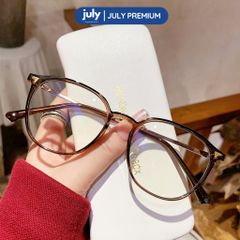 [Võ Hà Linh x Kính Mắt July] Gọng kính cận nữ dáng OVAL thiên vuông phong cách Hàn Quốc unisex 8614