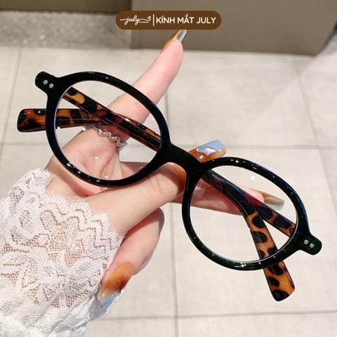 Gọng Kính Cận Nam Nữ JINS Form Oval Hot Trend Cá Tính Kính Mắt July Eyewear