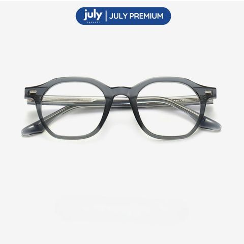 Gọng Kính Cận Cao Cấp Nam Nữ FLAIR form chữ nhật cách điệu hợp mặt vừa và to July Eyewear Premium