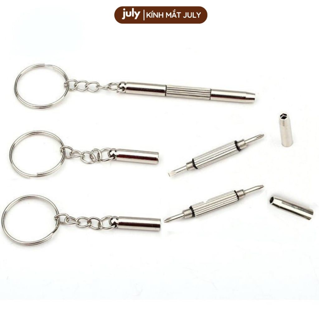 Tua vít mini chỉnh kính đa năng 2 đầu vặn được ốc đồng hồ, điện thoại July Eyewear