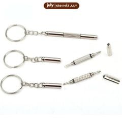 Tua vít mini chỉnh kính đa năng 2 đầu vặn được ốc đồng hồ, điện thoại July Eyewear