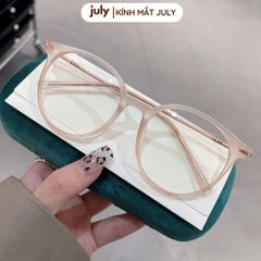 [8630] Gọng kính cận nữ form tròn dễ đeo - Kính mắt July 2158