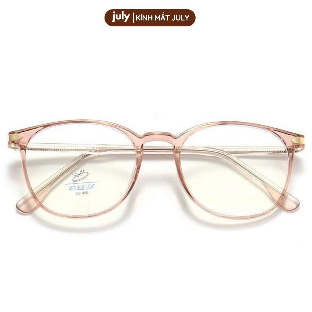 Gọng kính cận nữ oval lõi kim loại phong cách Hàn Quốc dễ đeo hợp với nhiều dáng mặt kính oval Voi Bàn Tay
