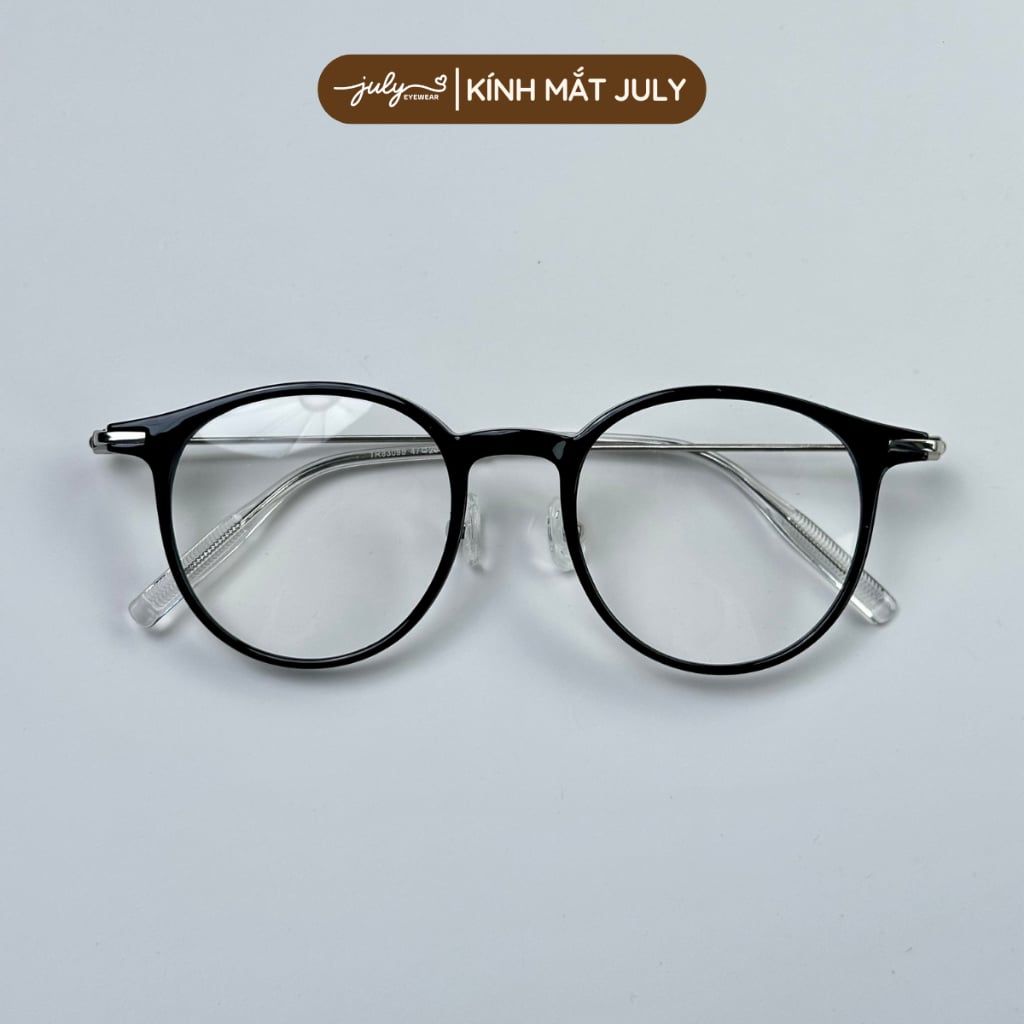 [LUME] Gọng Kính Cận Nữ Kính Mắt Thời Trang Form Tròn Nhỏ Dễ Đeo Kính Mắt July Eyewear - 83098