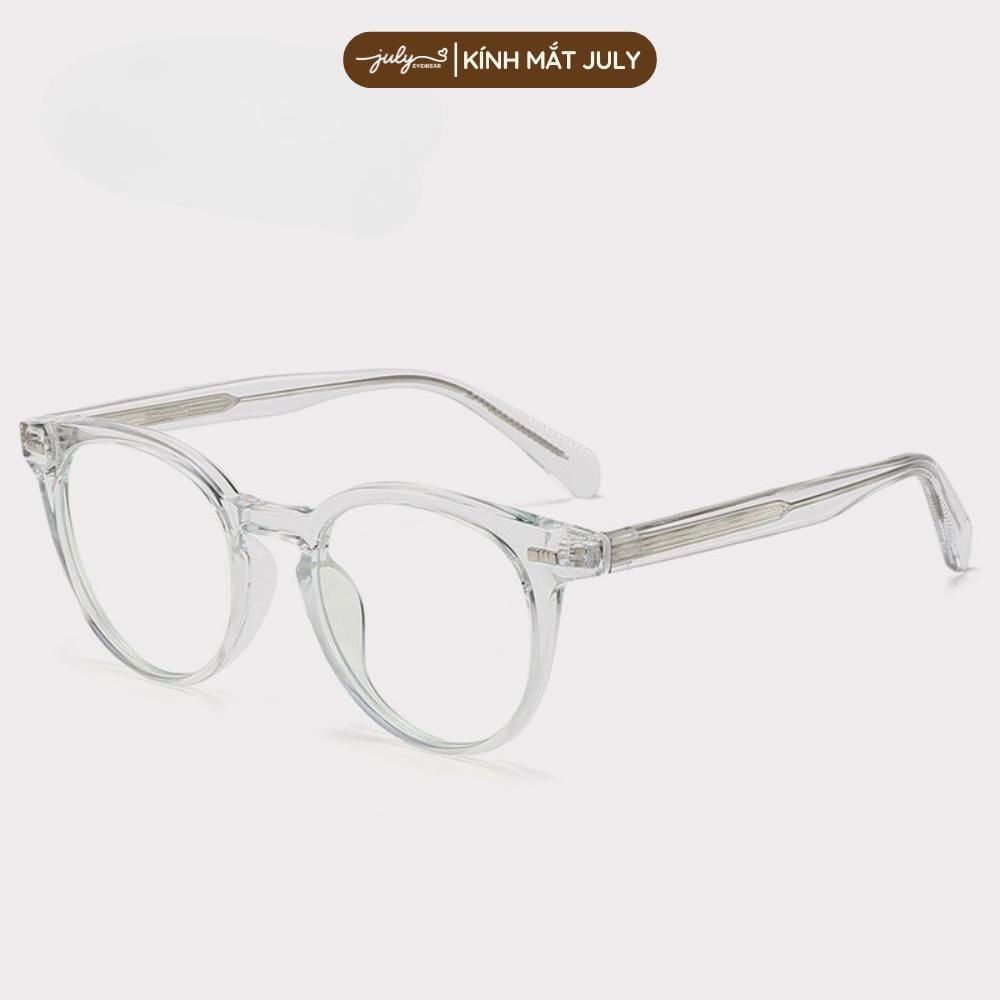 Gọng Kính Cận Nam Nữ ZENT Form Tròn Cốt Kim Loại Kính Mắt July Premium