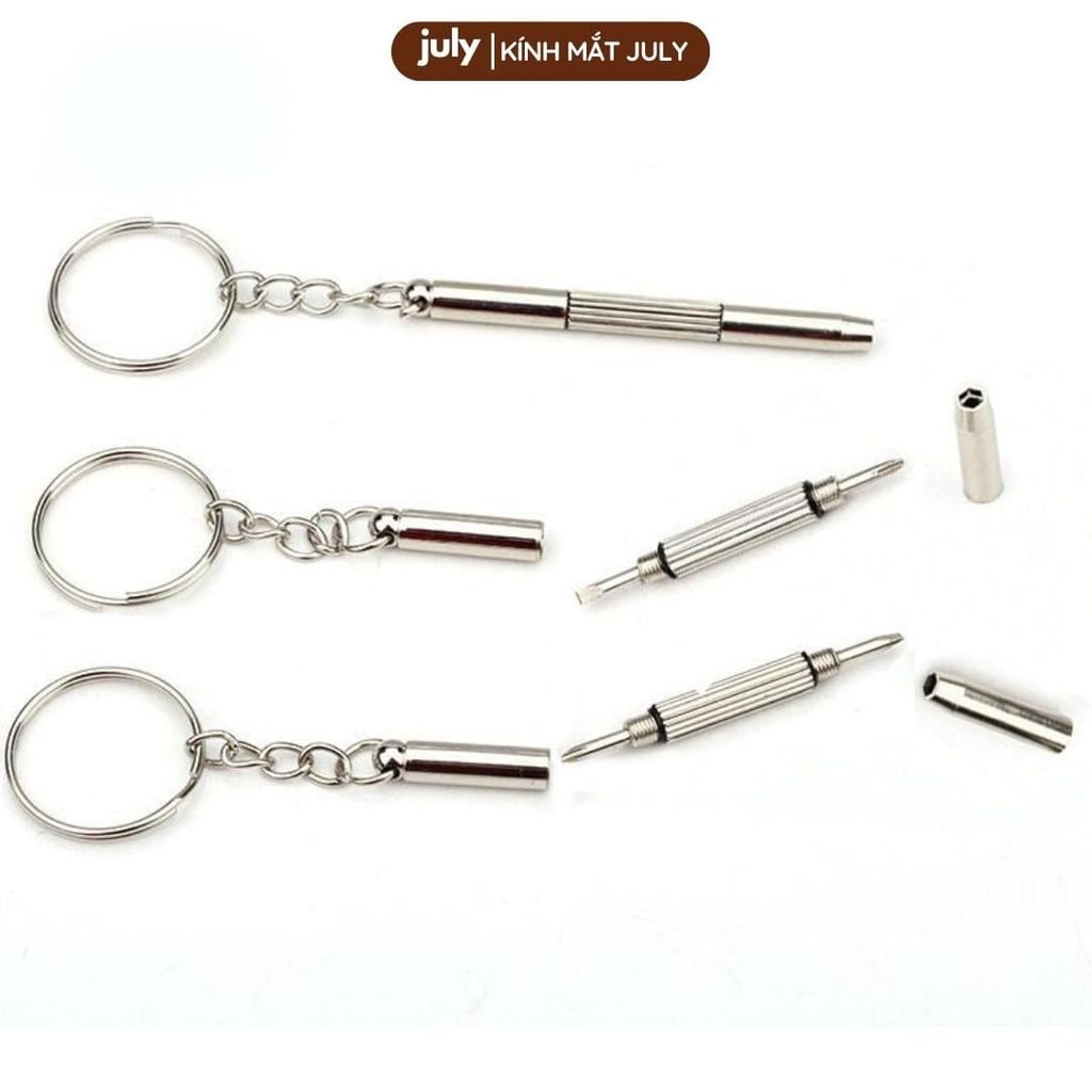 Tua vít mini chỉnh kính đa năng 2 đầu vặn được ốc đồng hồ, điện thoại July Eyewear