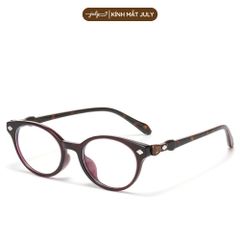 [Võ Hà Linh x Kính Mắt July] Gọng Kính Cận Nữ MUSE Form Oval Lai Mắt Mèo Cá Tính Kính Mắt July Eyewear 6610