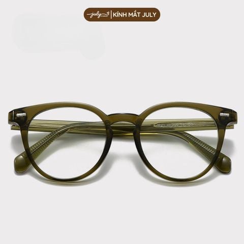 Gọng Kính Cận Nam Nữ ZENT Form Tròn Cốt Kim Loại Kính Mắt July Premium