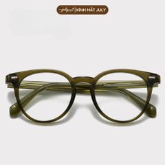 Gọng Kính Cận Nam Nữ ZENT Form Tròn Cốt Kim Loại Kính Mắt July Premium
