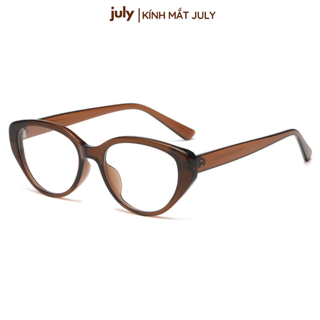 Gọng kính cận nữ kính mắt mèo 8624 gọng nhựa phong cách cá tính July Eyewear - 81059