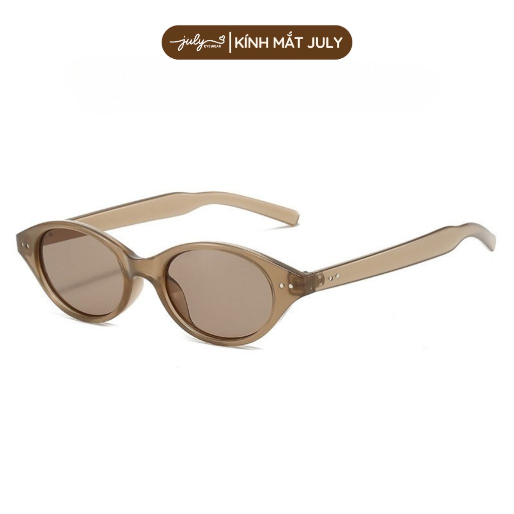 [Võ Hà Linh x Kính Mắt July] Kính mắt thời trang nam nữ kính mát ROUGE form oval xu hướng cá tính July Eyewea
