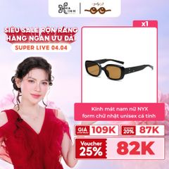 [Võ Hà Linh x Kính Mắt July] Kính mát nam nữ NYX form chữ nhật unisex phong cách cá tính chống UV ánh sáng xanh July Eye