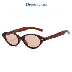 Kính mát nam nữ ROUGE form oval xu hướng hợp mặt nhỏ đến vừa cá tính July Eyewear