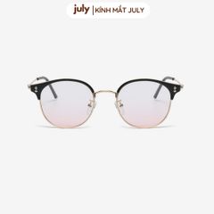 Gọng kính cận nửa viền nam nữ khung kim loại chắc chắn hợp nhiều dáng măt - Kính mắt July 8627