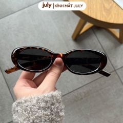 Kính râm nữ Jennie Form Oval Y2K thời trang xu hướng - Kính Mắt July 8632