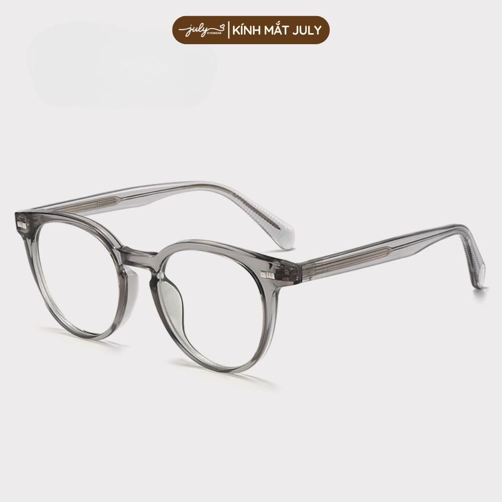 Gọng Kính Cận Nam Nữ ZENT Form Tròn Cốt Kim Loại Kính Mắt July Premium