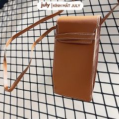Túi da đựng kính có dây đeo thời trang - Kính Mắt July