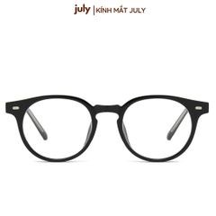 Gọng kính cận nam nữ form tròn cốt kim loại dễ đeo hợp nhiều dáng mặt - Kính Mắt July
