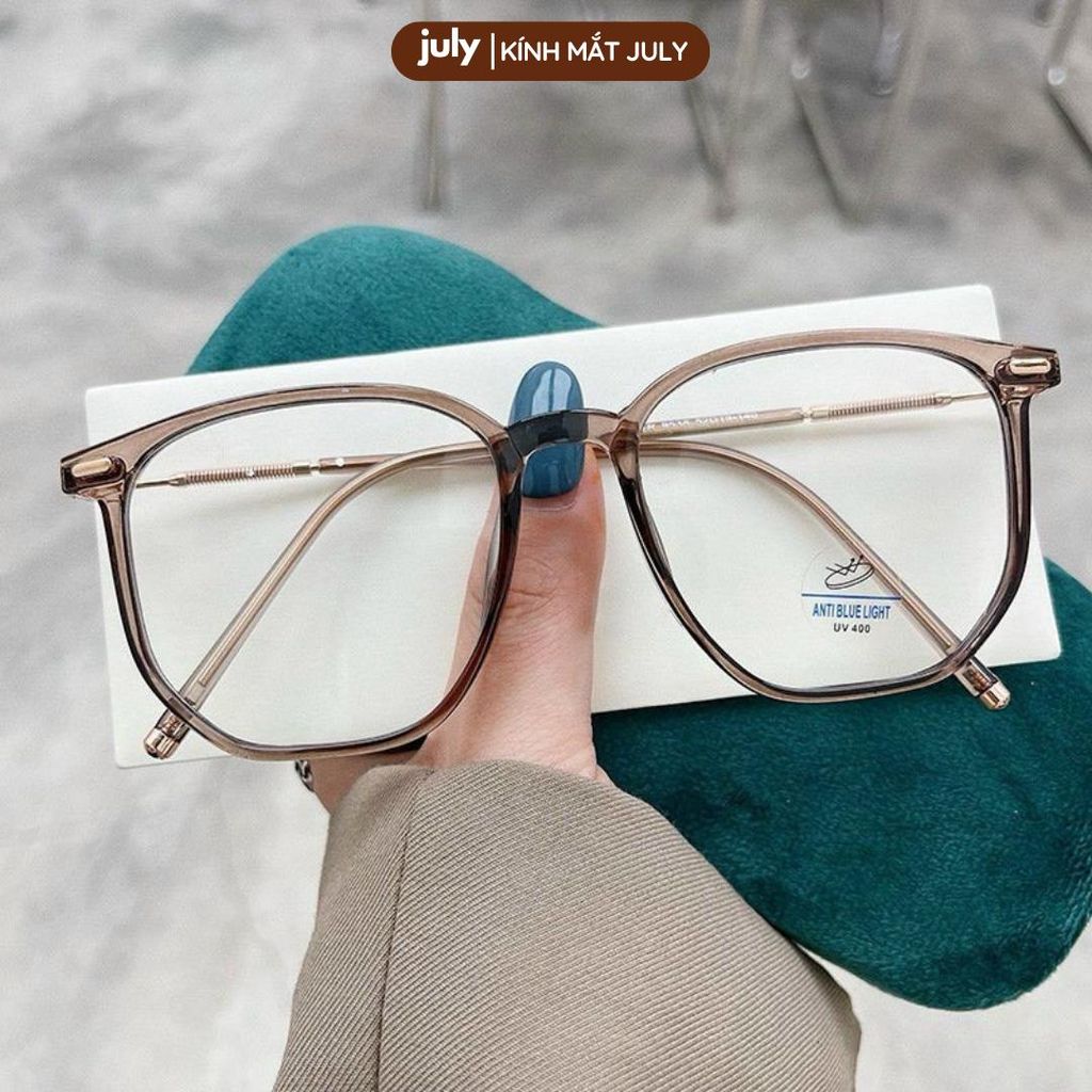 Gọng kính cận nữ mắt vuông phong cách Hàn Quốc dễ đeo hợp với nhiều dáng mặt kính oval Voi Bàn Tay