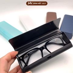Hộp đựng kính cận nhựa dẻo dáng vuông trơn July Eyewear Women Kính Mắt Nữ