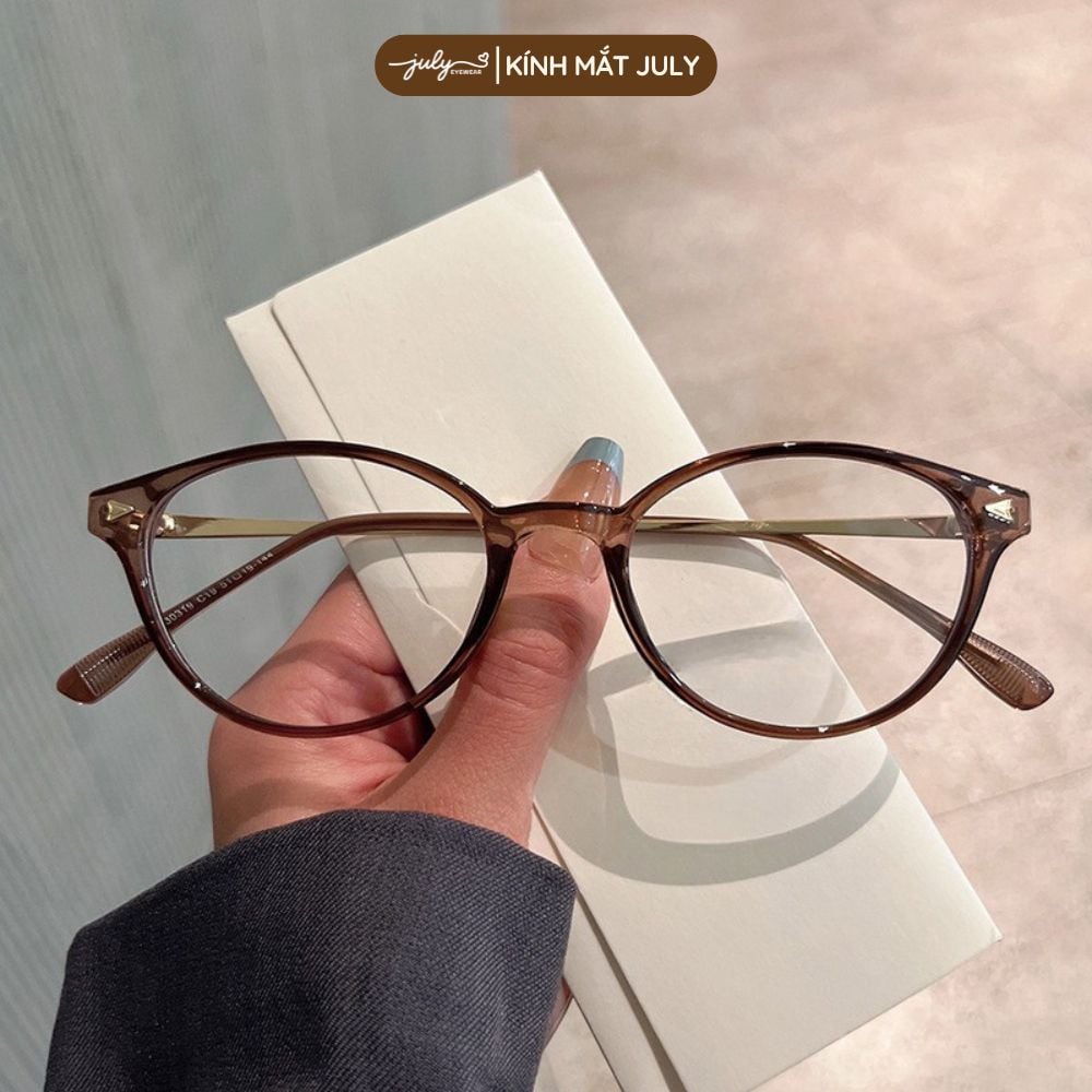 [KAT] Gọng Kính Cận Nữ Kính Mắt Thời Trang Form Mắt Mèo Cá Tính Hợp Mặt Nhỏ - Kính Mắt July Eyewear 30319