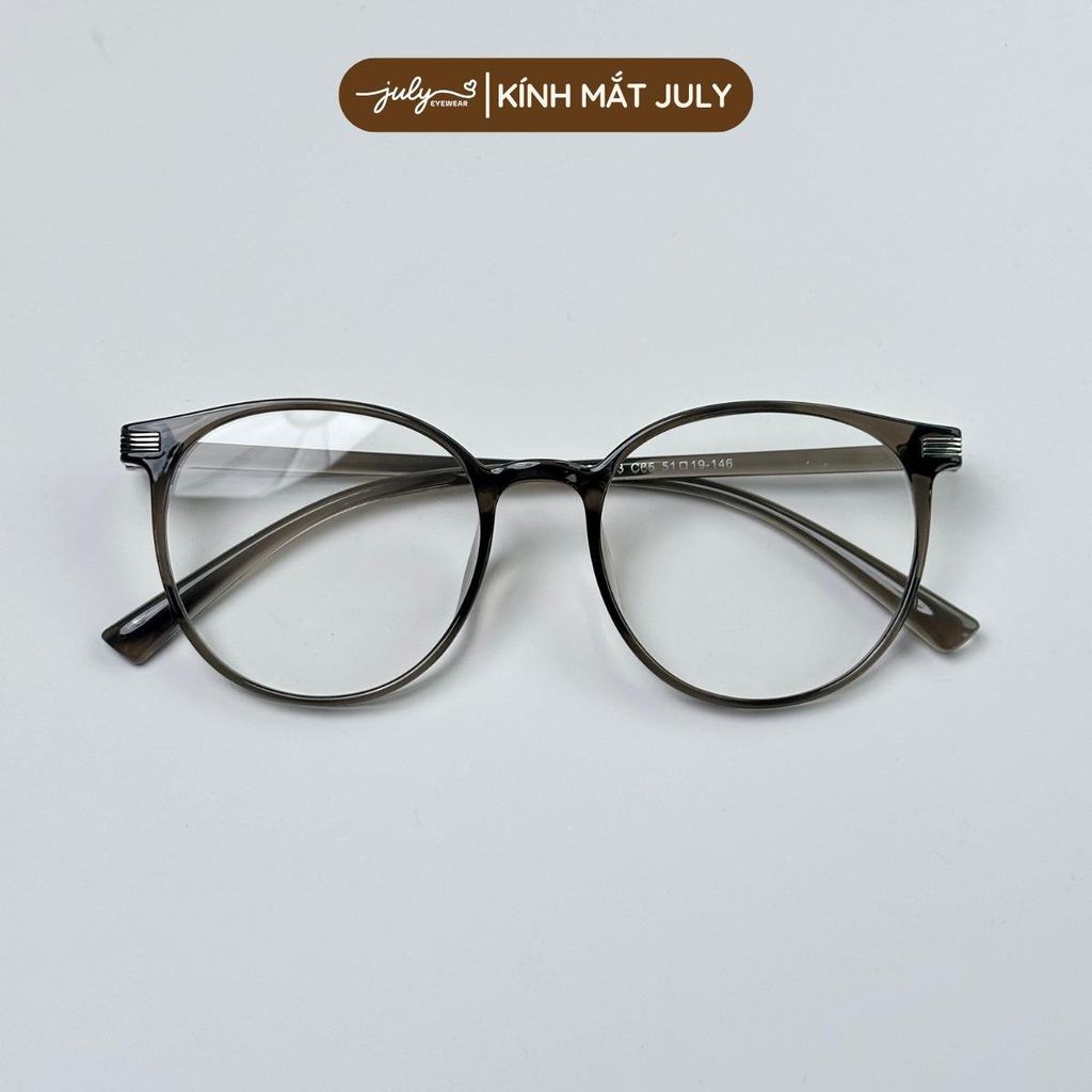 Gọng Kính Cận Nữ OMI Form Tròn Chất Liệu Nhựa Dẻo Siêu Bền Kính Mắt July Eyewear