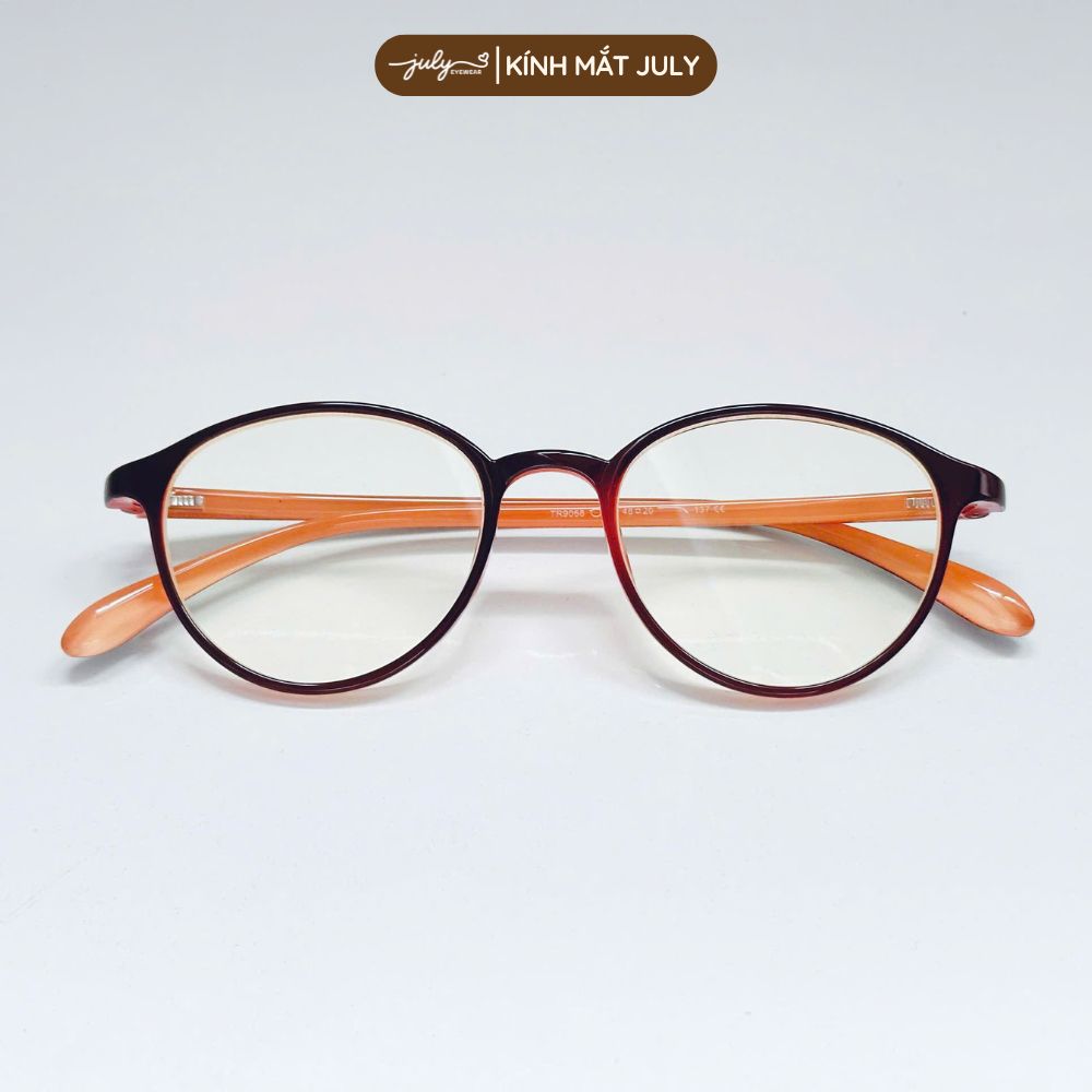 [8629] Gọng Kính Cận Nhựa Dẻo Kính Mắt Thời Trang Nữ Form Nhỏ Phong Cách Trẻ Trung Kính Mắt July Eyewear - 9068